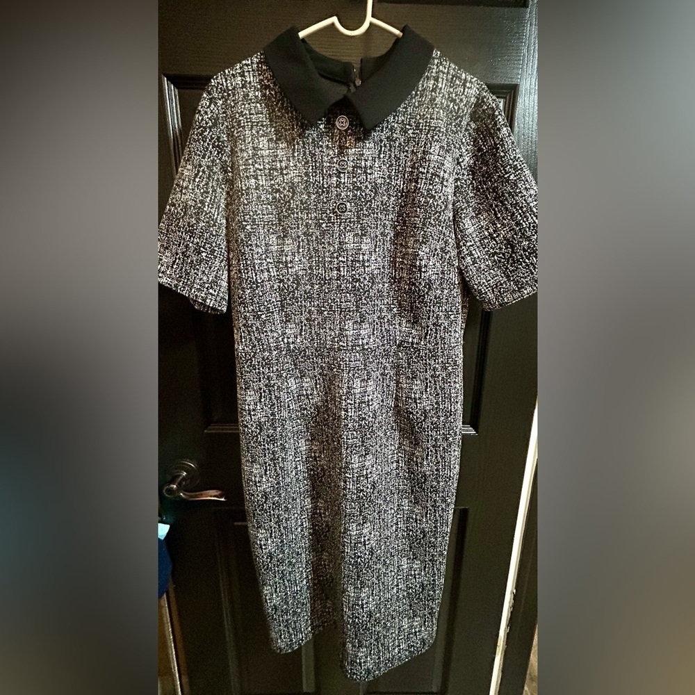 Elegant Black and Gray Women's Dress